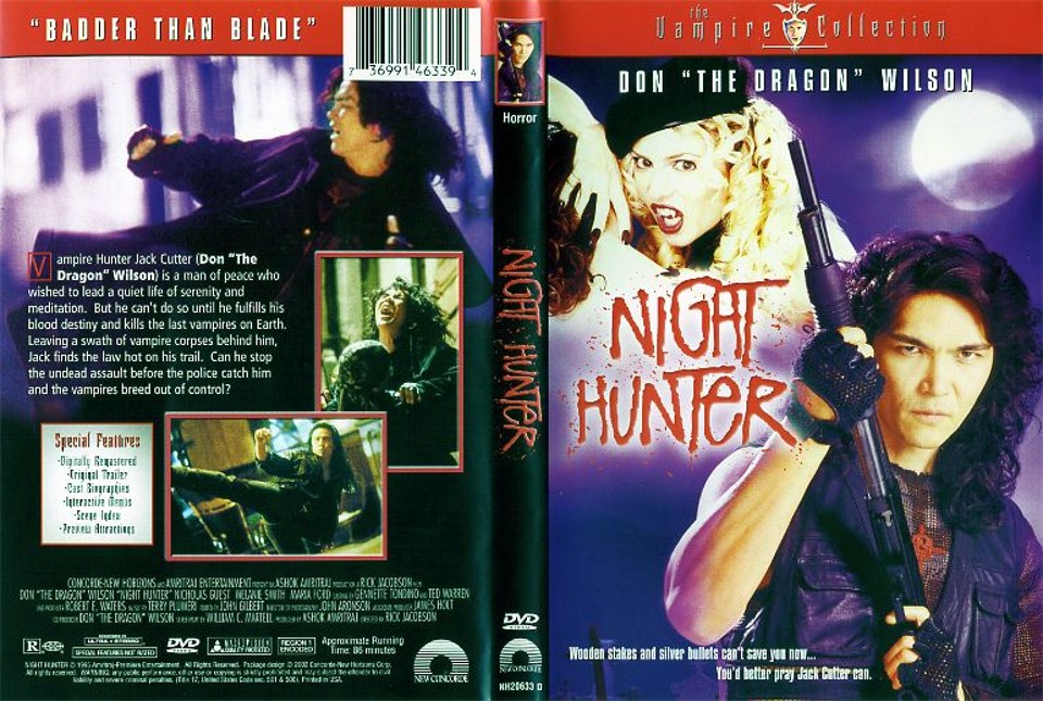 Читать за ночь охотник 10 раз. Ночной охотник 1996. Night Hunter 1996 Blu ray.