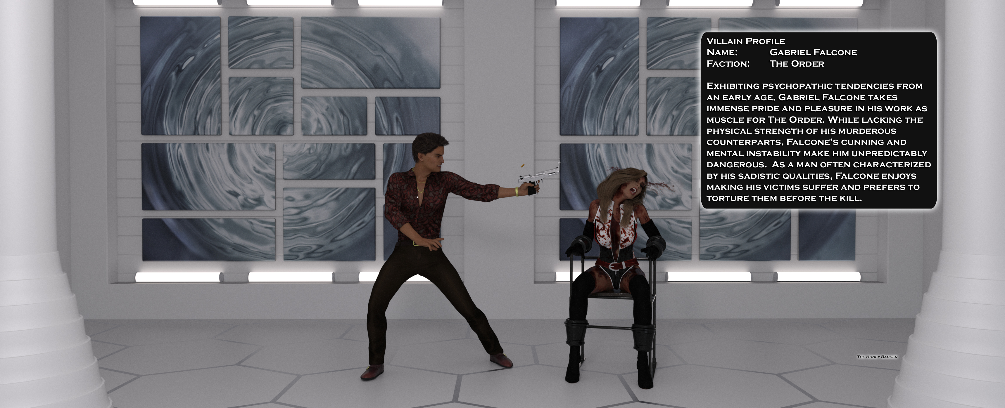 Being the heroine on a villain's profile is not going to end well.