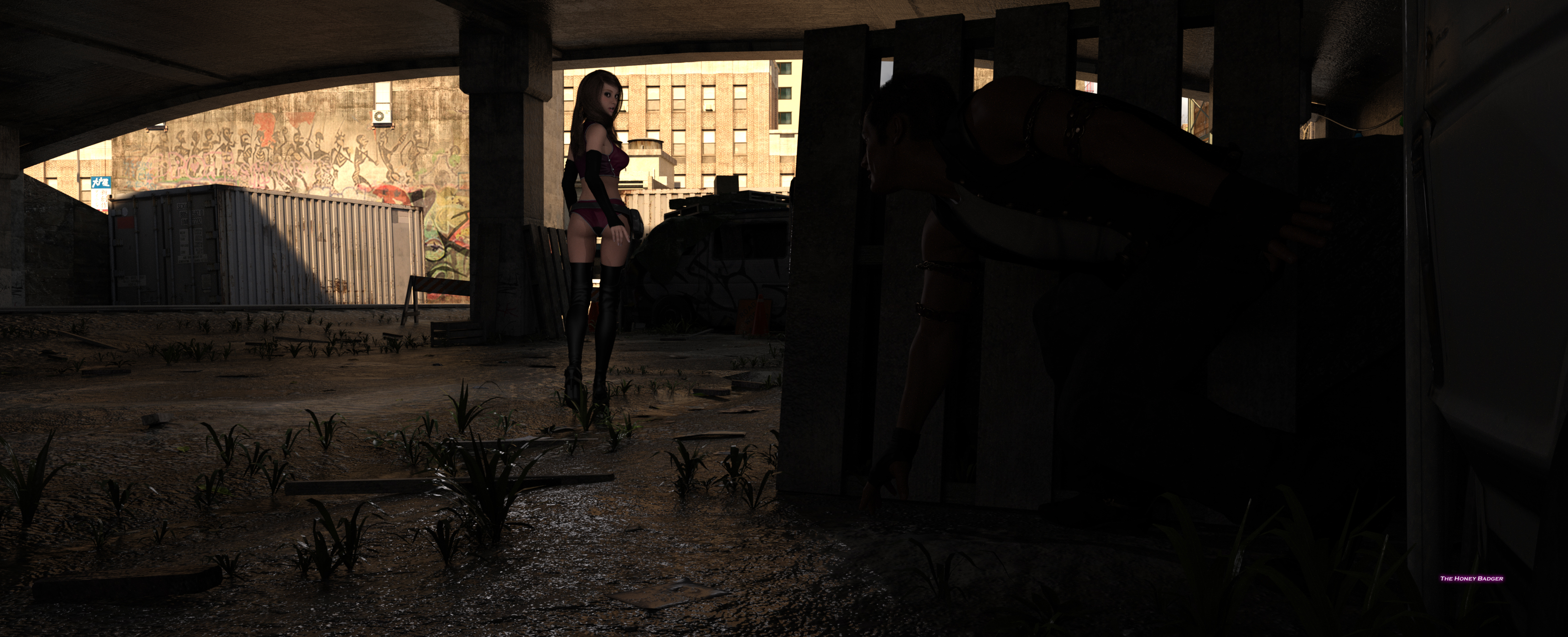 I'm really happy with the way the environmental lighting turned out in this render
